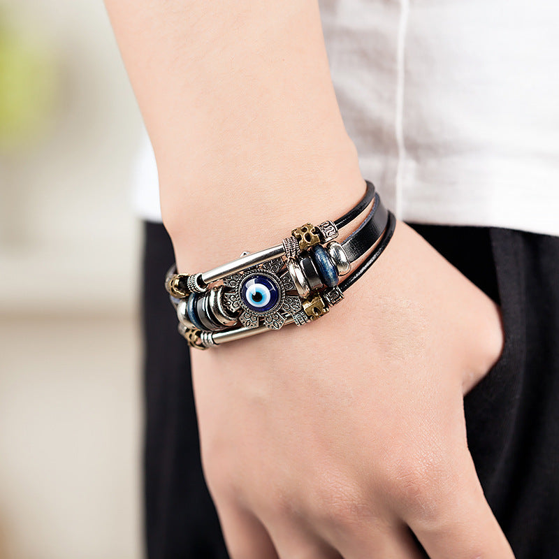 Turkish Blue Eye Alloy Accessory Bracelet