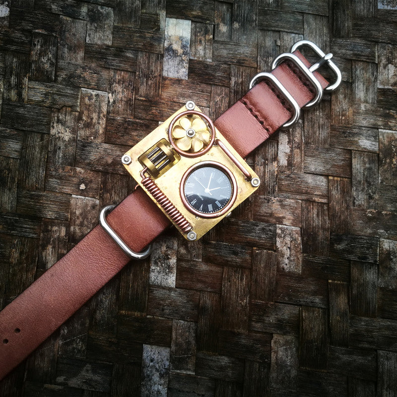 Copper Case Watch Turbo Gothic Style