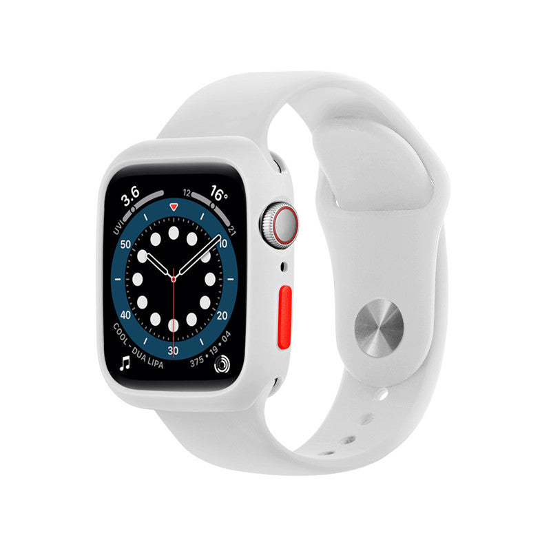 Compatible With Apple, Protective Cover 6Th Generation Watch Shell Button Candy Cover Apple Watch6 5 4 3 2