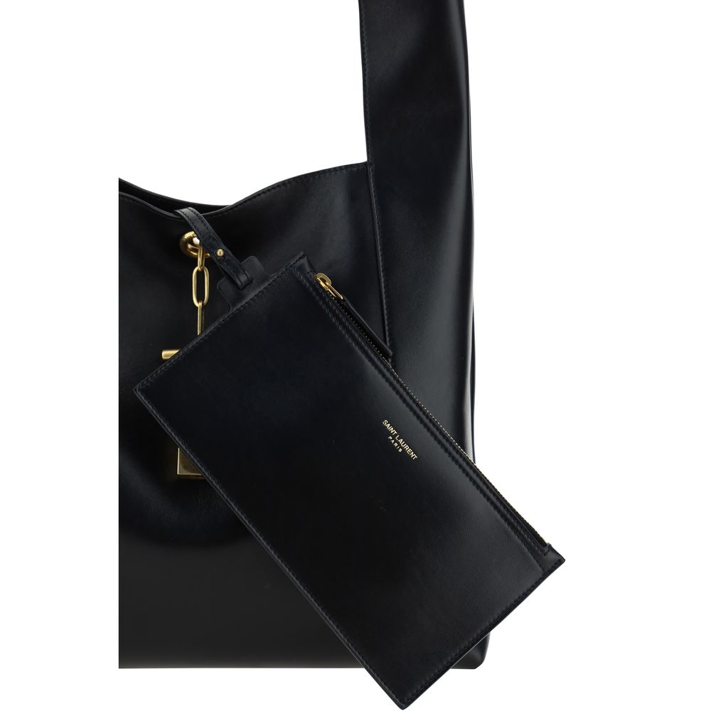 Saint Laurent Tanger Leather Shoulder Bag