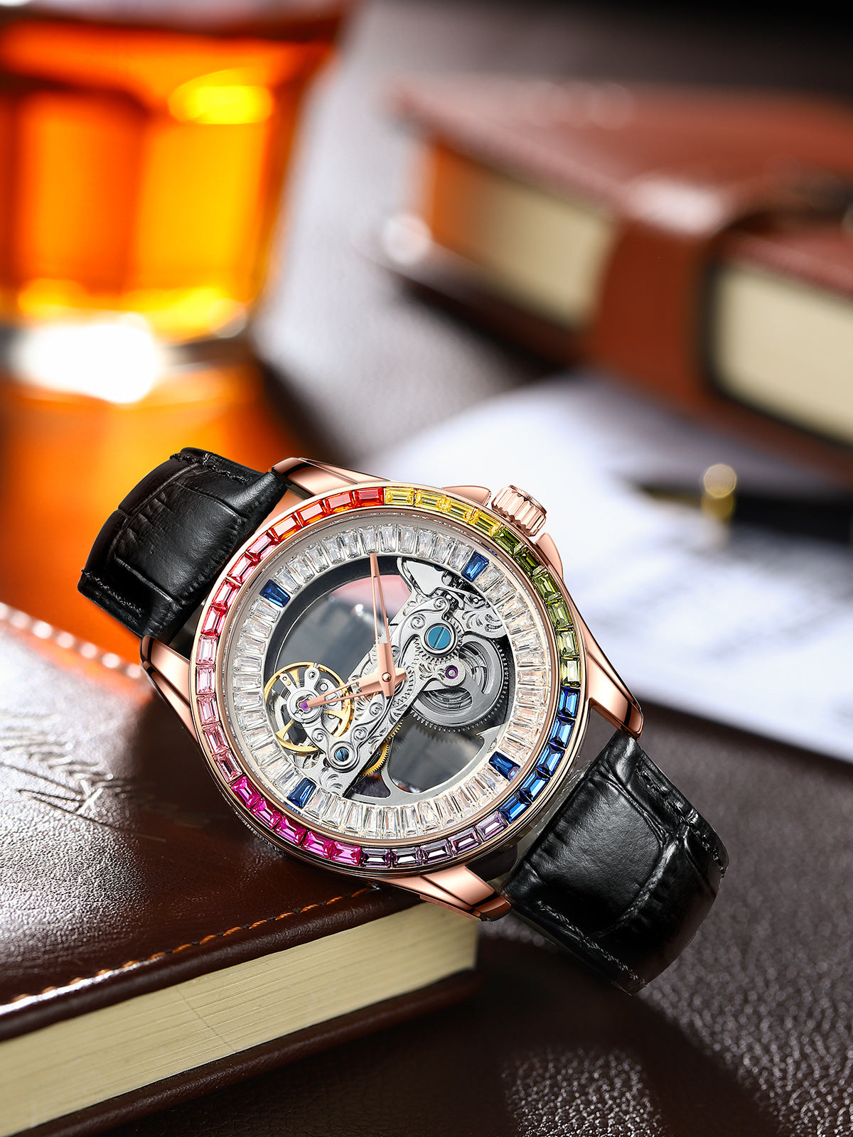 Men's Hollow-Out Automatic Mechanical Watch