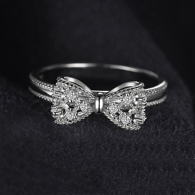 European And American Style, Versatile Bowknot Ring Girl