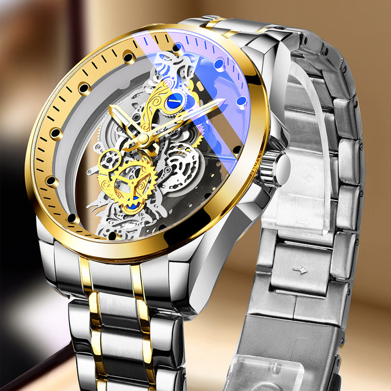 Hot Double-Sided Skeleton Full Automatic Machine Non-Mechanical Watch