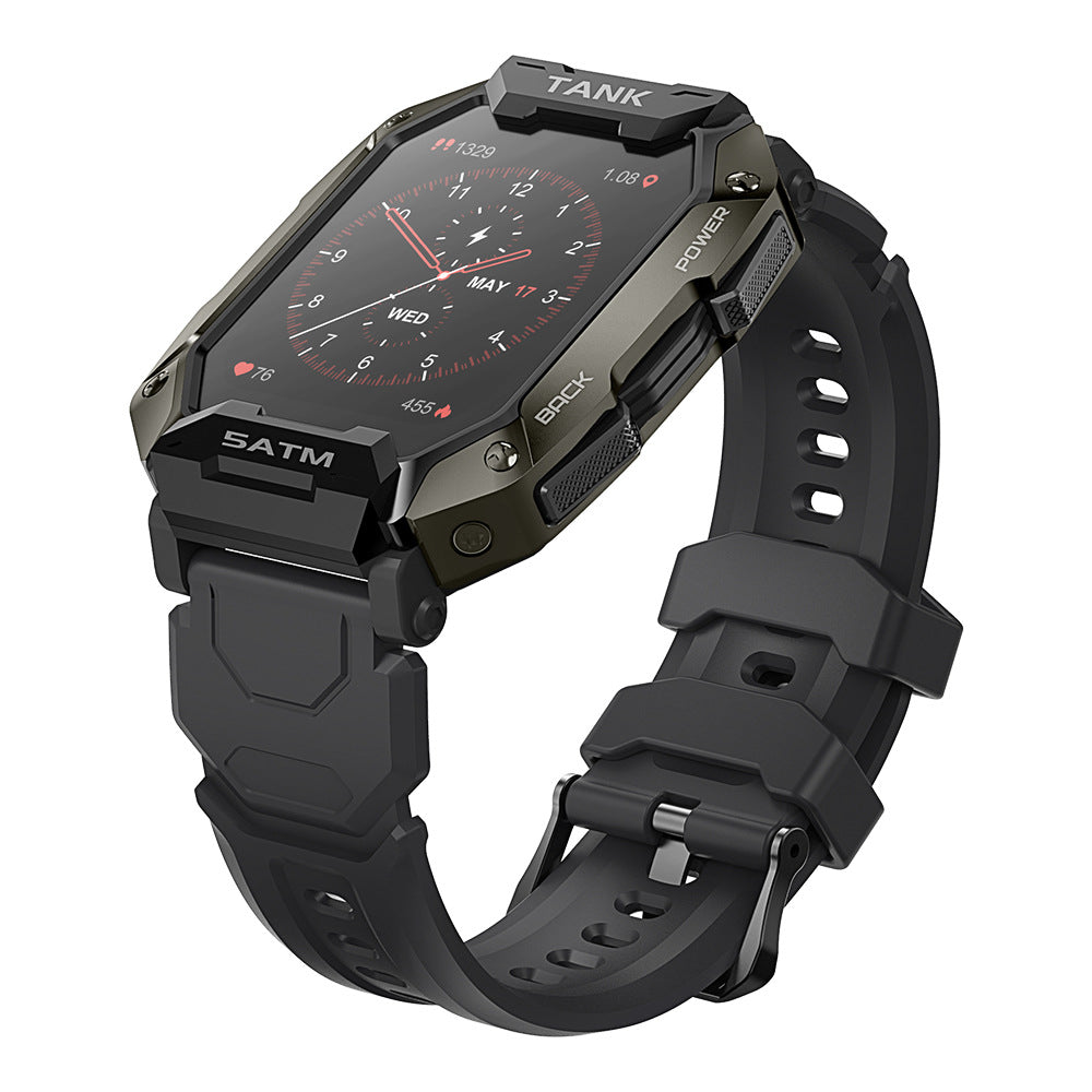 Outdoor Smart Watch 5Atm Ip69K Waterproof Bluetooth Smart Watch