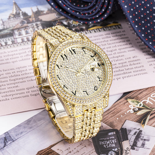 Full Diamond Arabic Full Sky Star Quartz Watch