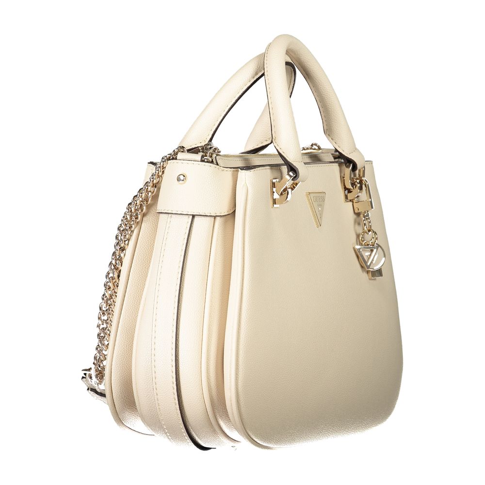 Guess Jeans Beige Polyethylene Handbag