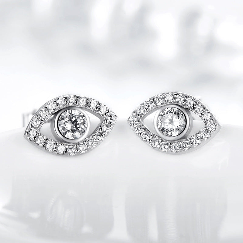 Full Diamond Temperament Online Celebrity Ins Wind Earrings