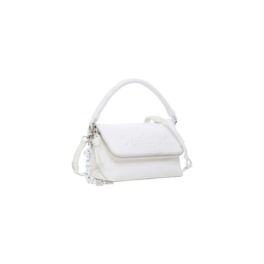 Desigual White Polyethylene Handbag