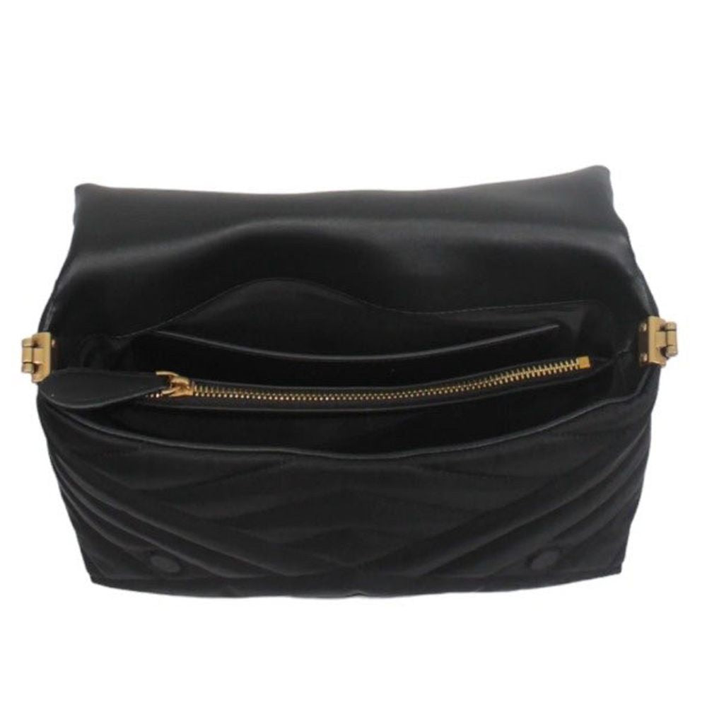 PINKO Black Nylon Crossbody Bag