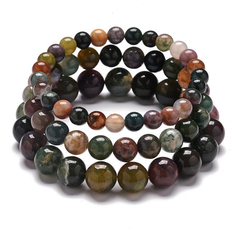 Seven-Color Gem Couple Bracelet Agate Bracelet