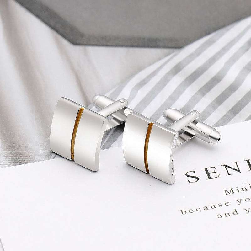 High Quality Smooth Metal Cufflinks