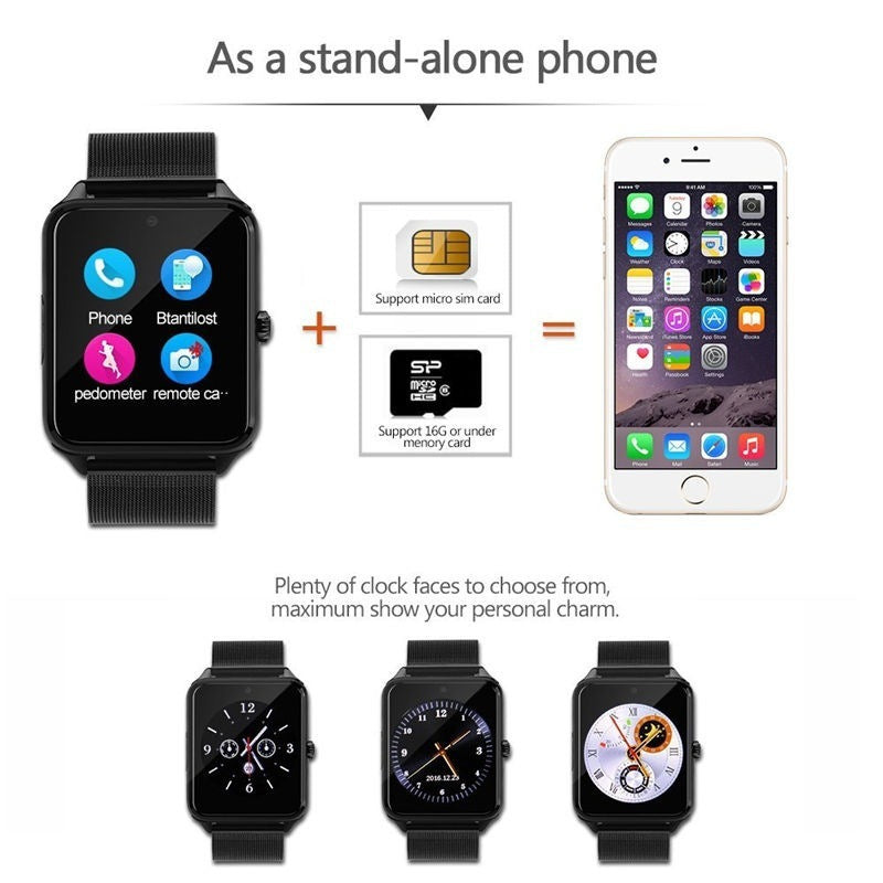 Z60 Smart Watch Bluetooth Smart Wear Card Phone Watch