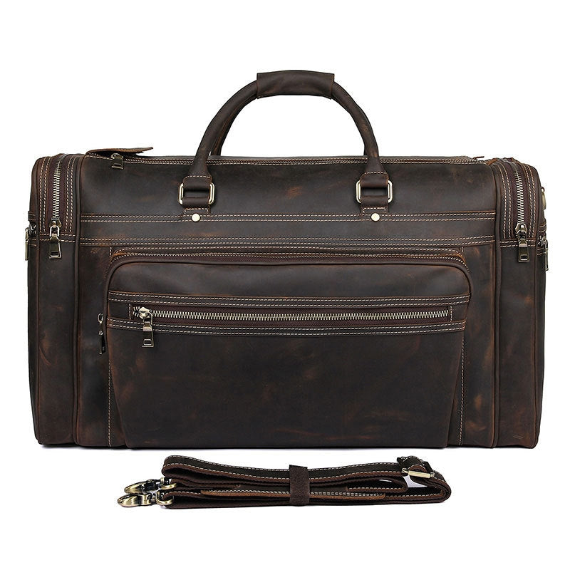 Luggage Crazy Horse Leather Long-Distance Travel