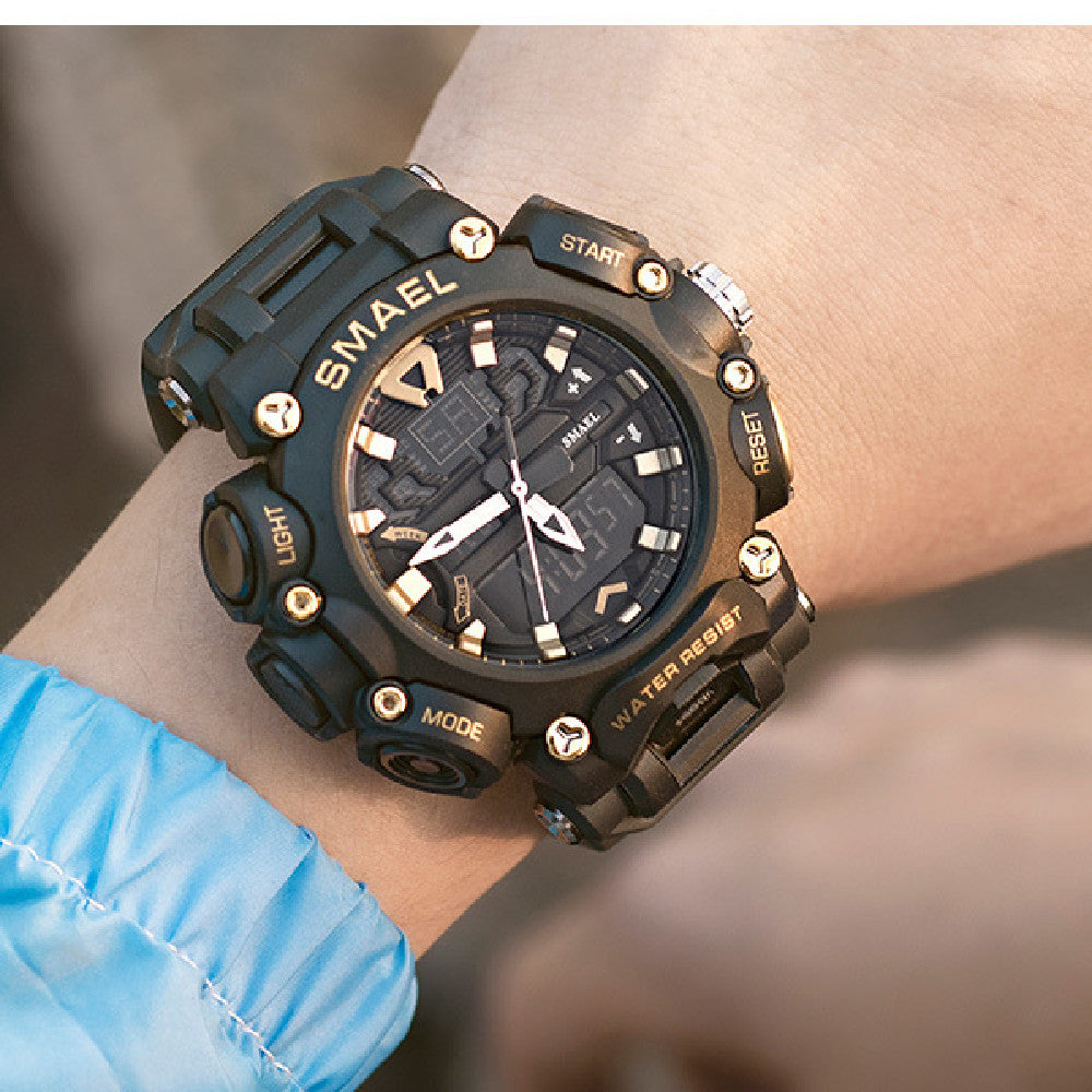 Men's Outdoor Sports Waterproof Electronic Watch