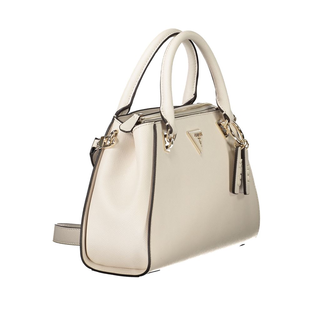 Guess Jeans Beige Polyethylene Handbag