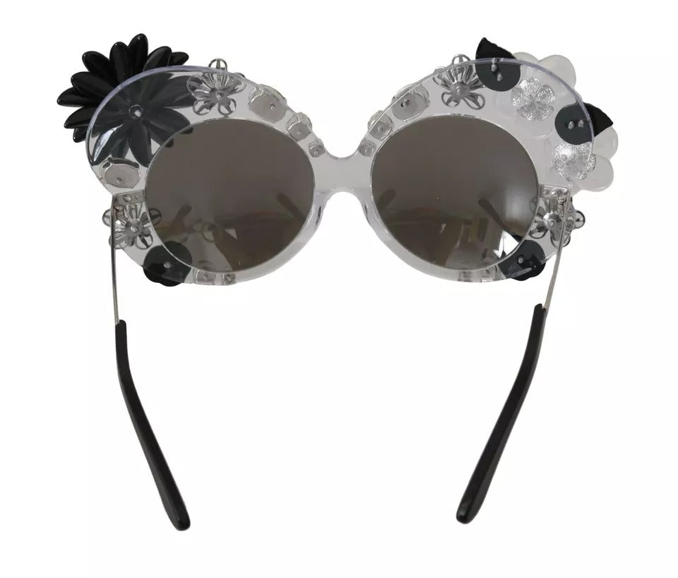 Dolce & Gabbana Transparent DG4292 Round Crystal Sunglasses