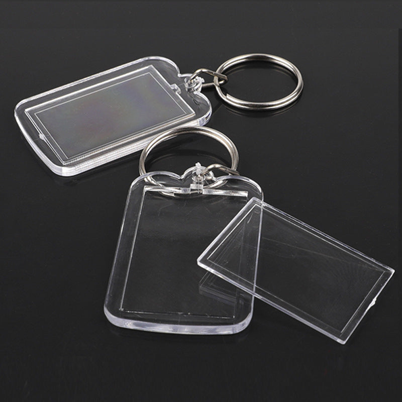 Transparent Photo Frame Acrylic Keychain Custom Hot Acrylic Keychain Pendant