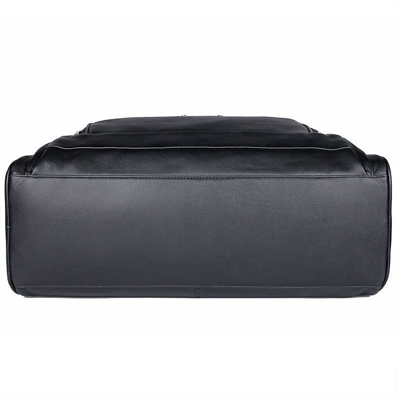 Hot Leather Business Briefcase First Layer Cowhide Men's Bag Nappa Leather 17 Inch Laptop Bag