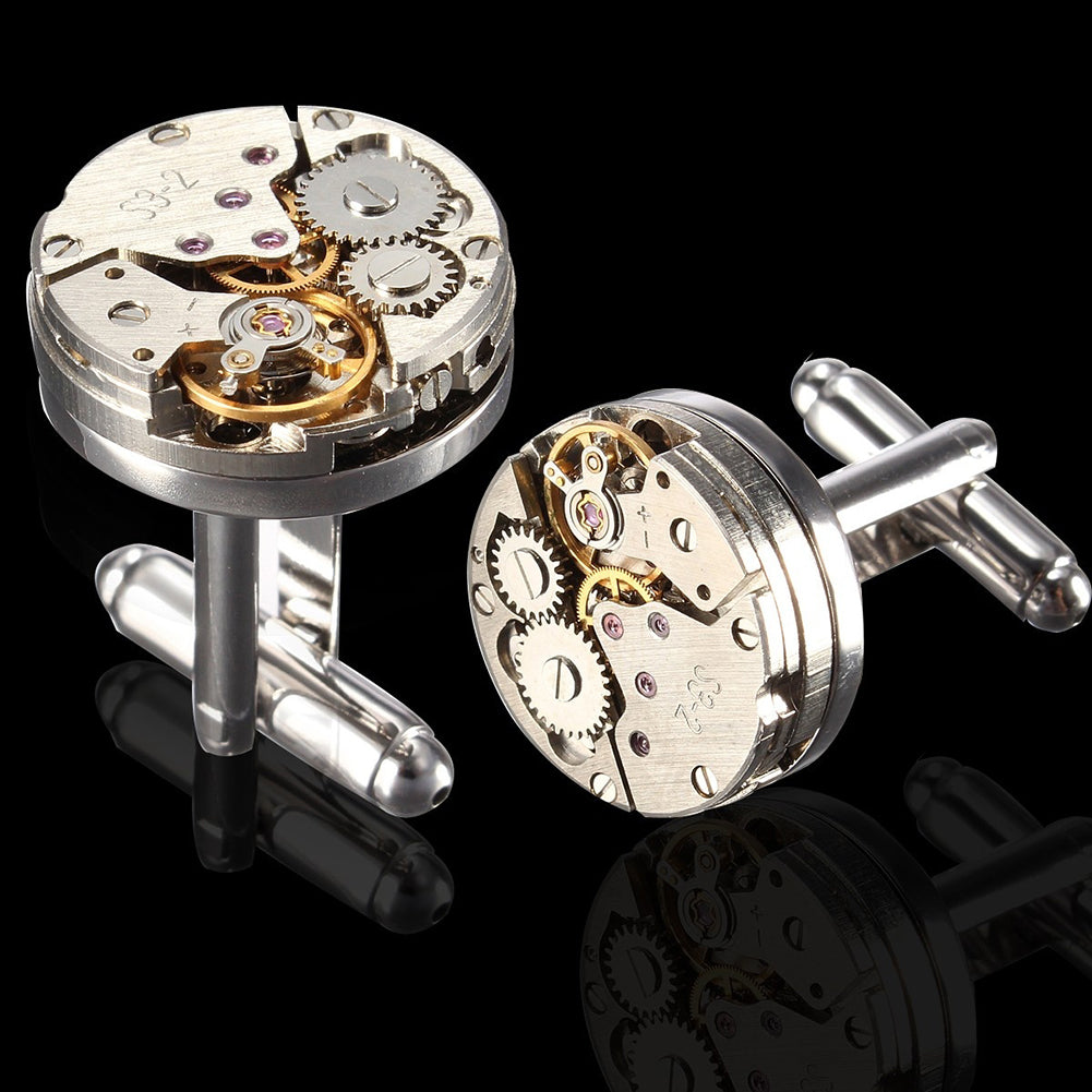 Mechanical Watch Brand Hot Movement Men's Cufflinks