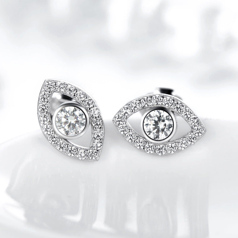 Full Diamond Temperament Online Celebrity Ins Wind Earrings