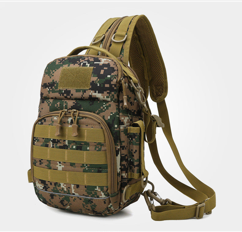 Versatile Ruia Chest Pack Tactical Camouflage Shoulders