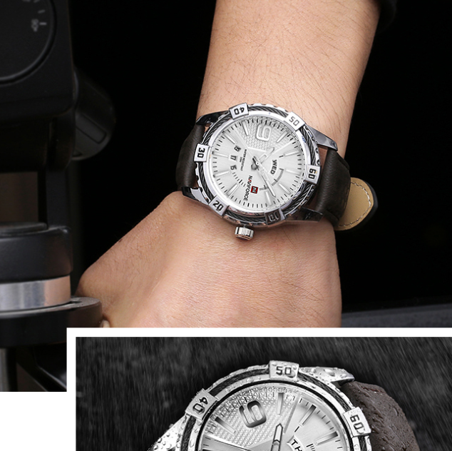 Men's Fashion Trend Personality Sports Large Dial Quartz Watch