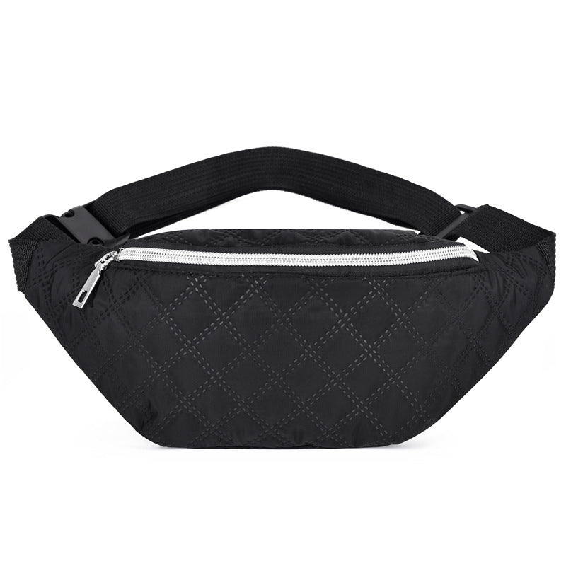 Large-Capacity Mobile Phone Belt Bag Nylon Diagonal Men and Women