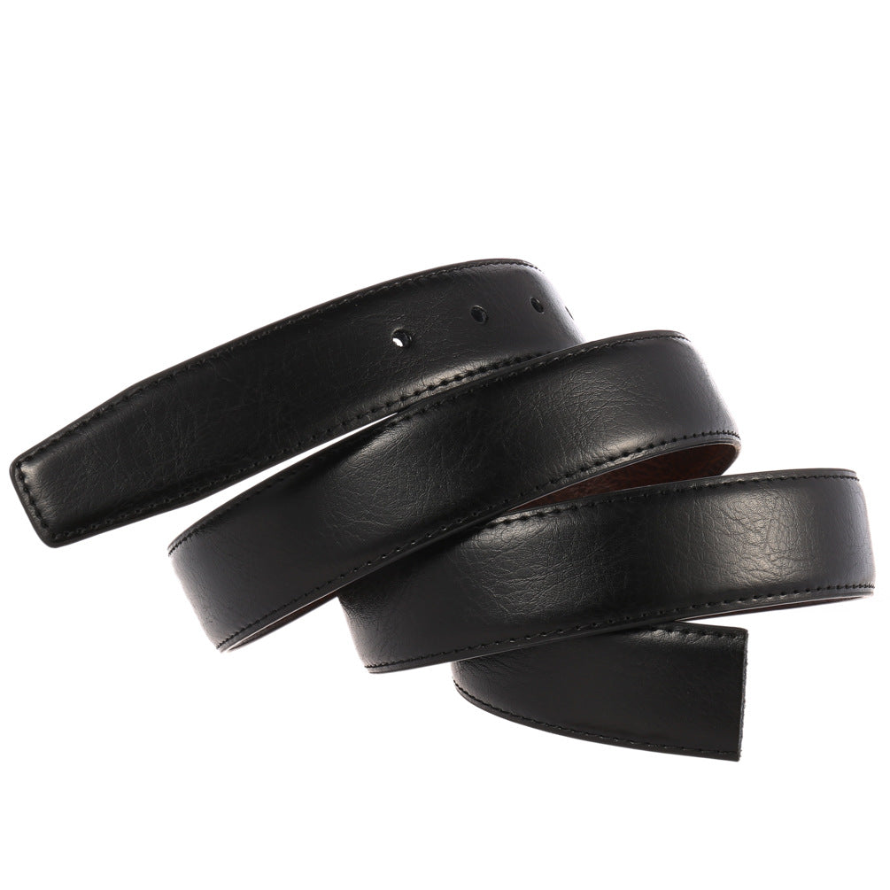 Belts Men's Belt Strips Two-Layer Cowhide