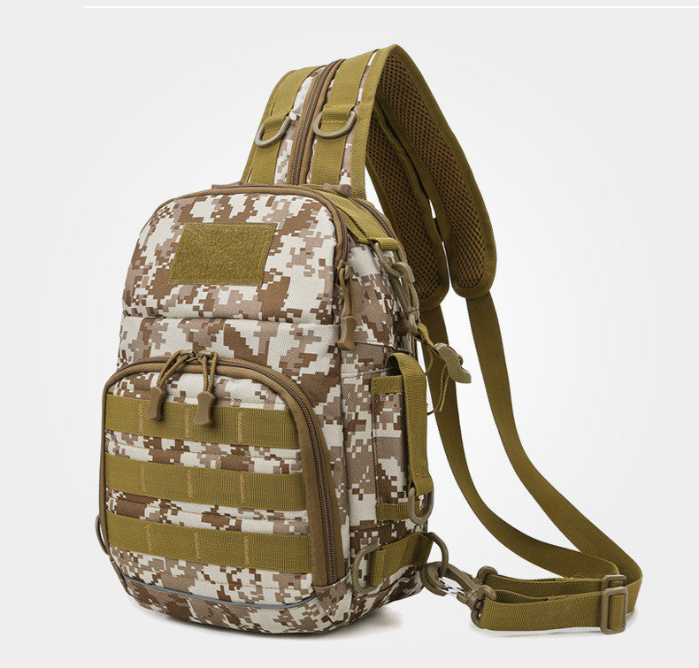 Versatile Ruia Chest Pack Tactical Camouflage Shoulders