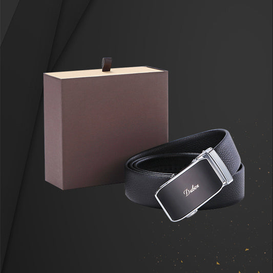 Fashion Automatic Buckle Leather Men's Belt