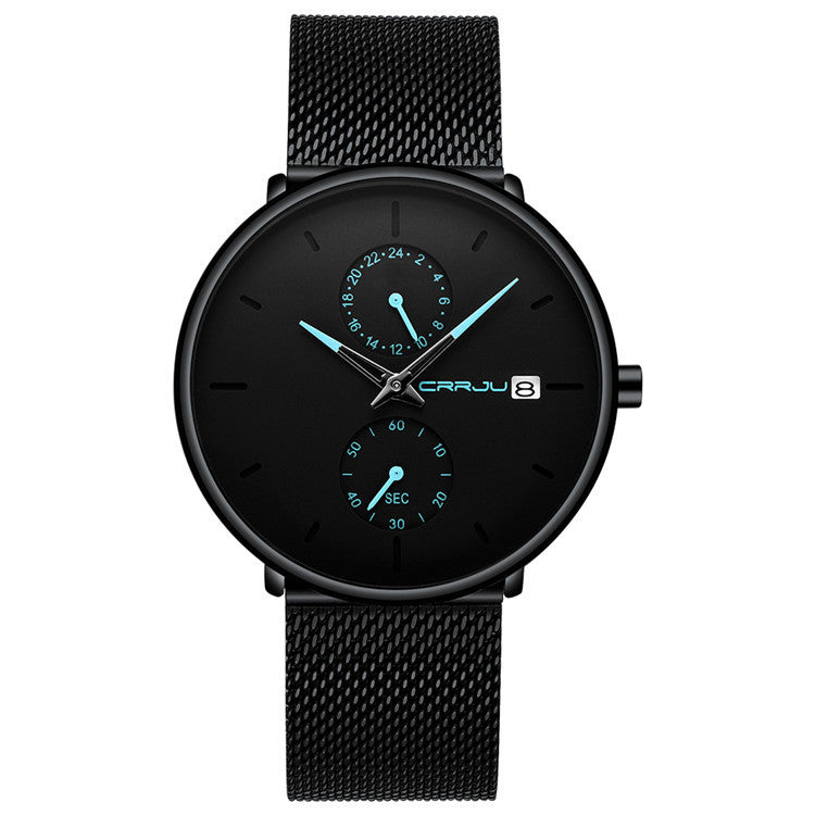 Hot Men's Starry Sky Fashion Simple Business Watch