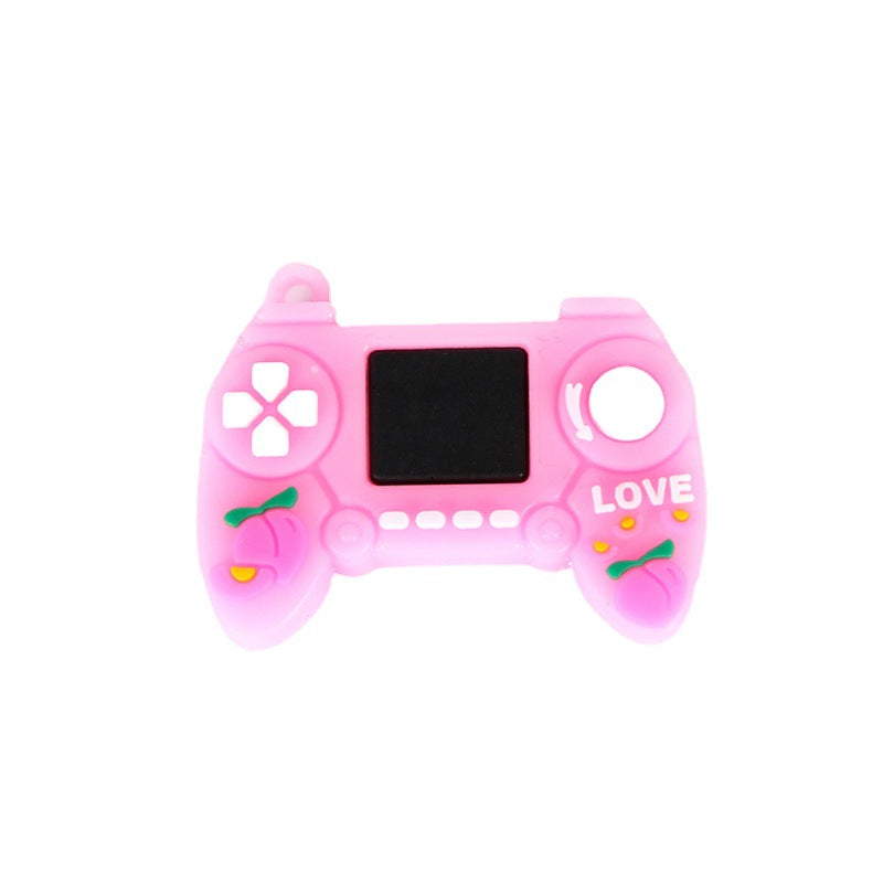 Soft Rubber Creative Simulation Game Console Gamepad Keychain