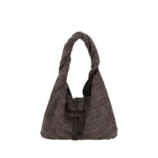 P.A.R.O.S.H. Raffia Shoulder Bag