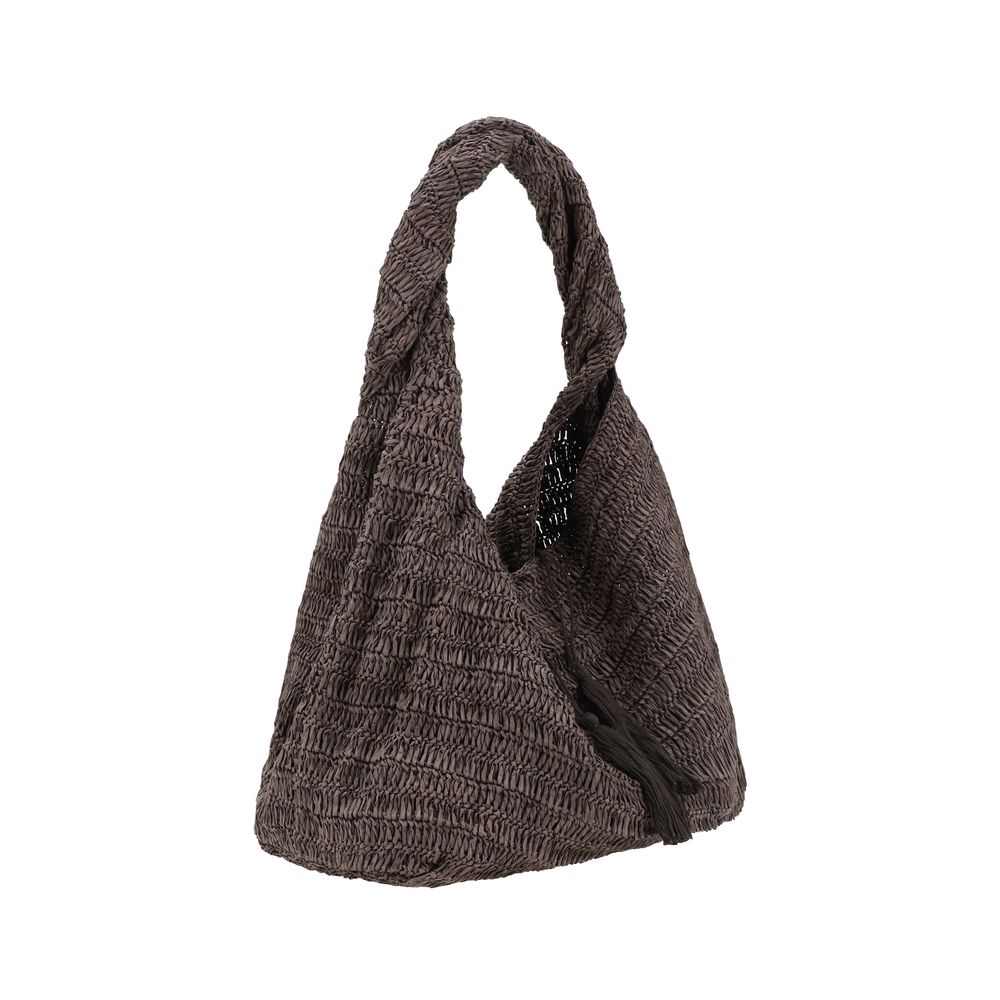 P.A.R.O.S.H. Raffia Shoulder Bag