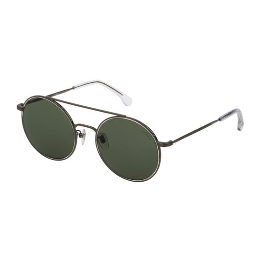 Lozza Gray Metal Sunglasses