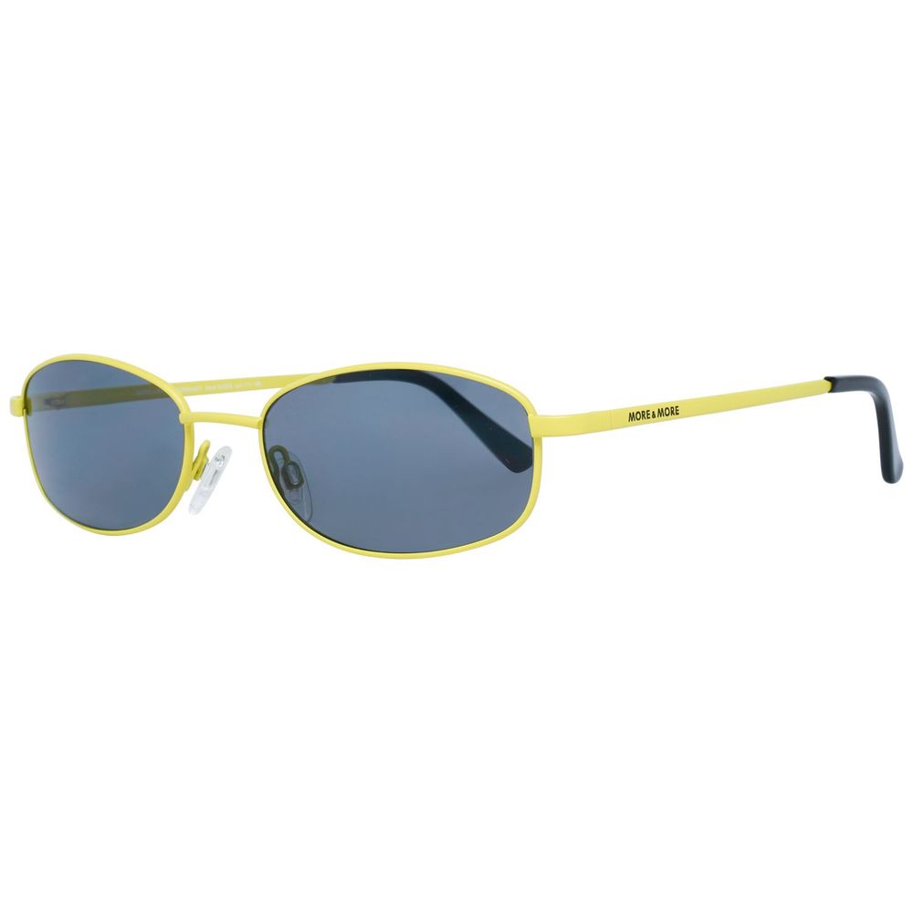 More & More Yellow Metal Sunglasses