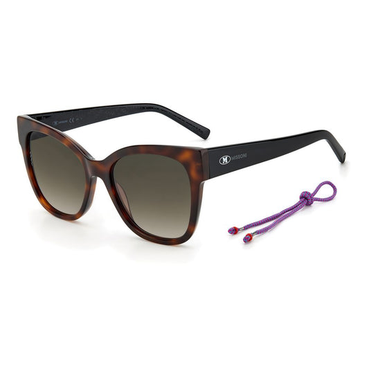 M Missoni Brown Acetate Sunglasses