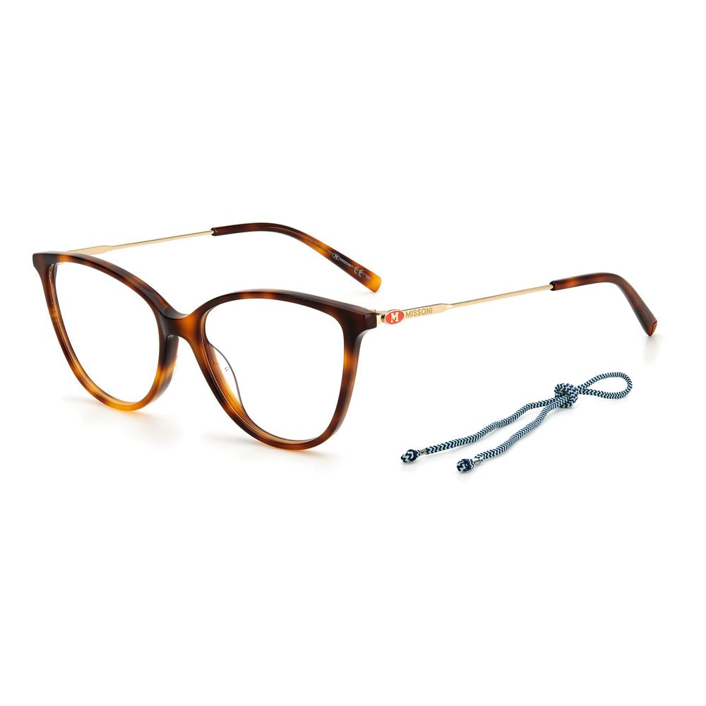 M Missoni Brown Acetate Frames