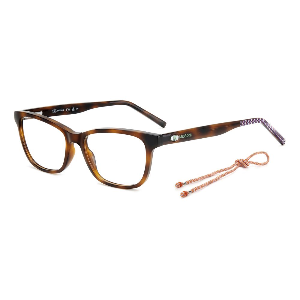 M Missoni Brown Acetate Frames