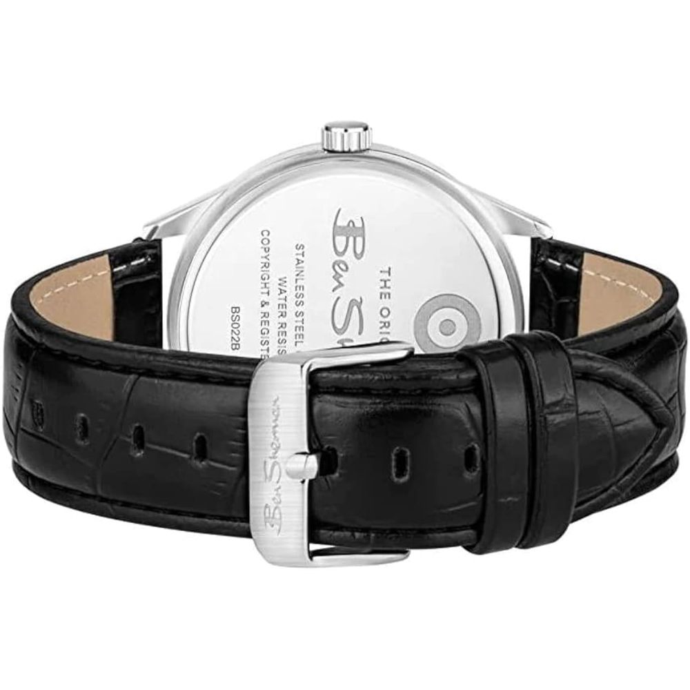 Ben Sherman Black Leather Watch