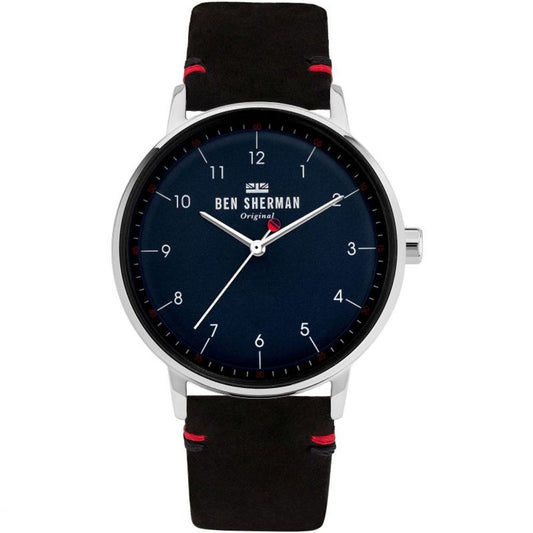 Ben Sherman Black Leather Watch