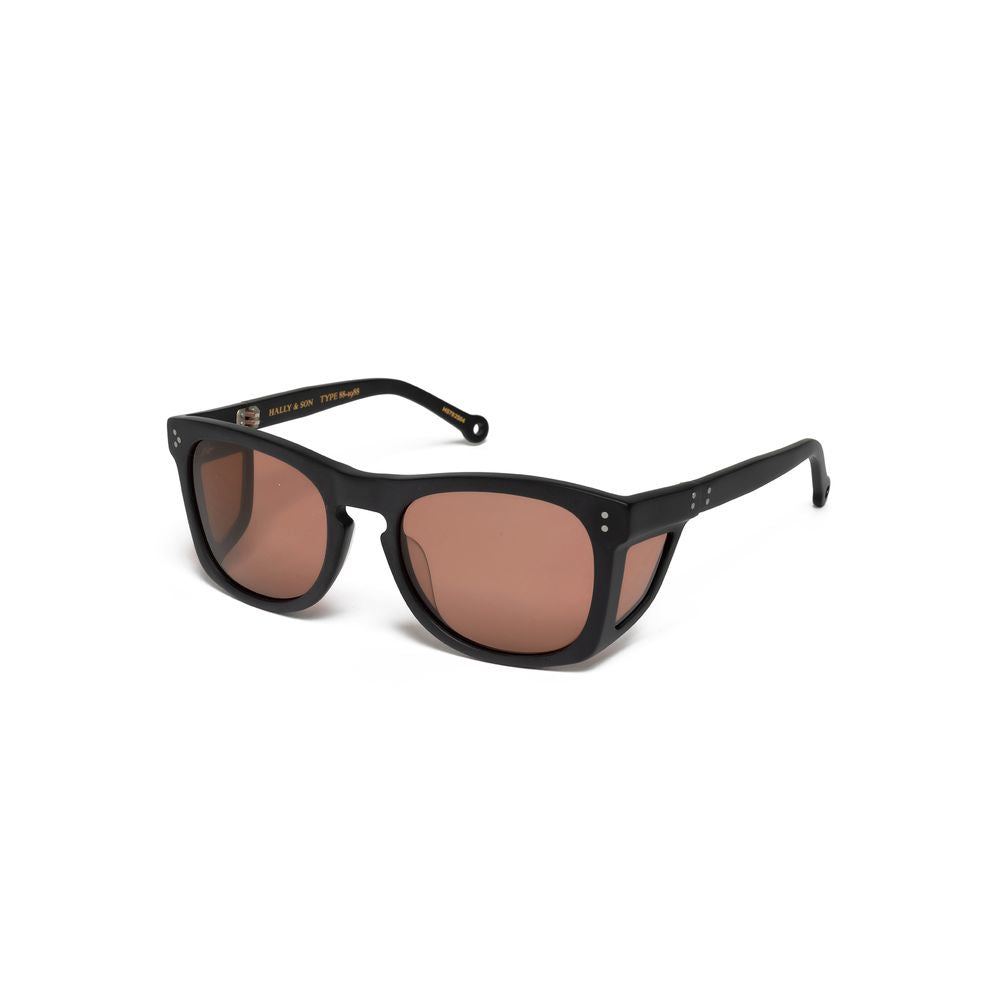 Hally&Son Black Acetate Sunglasses