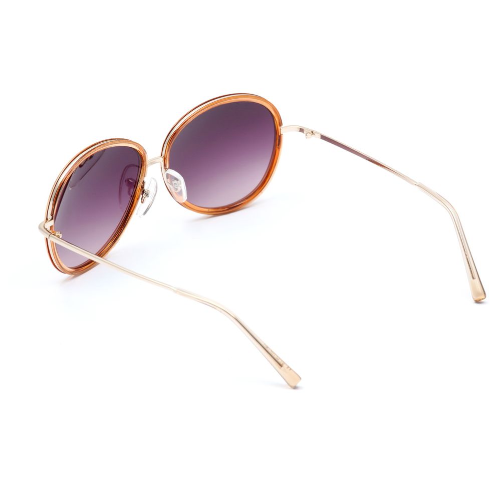 Lancaster Purple Metal Sunglasses