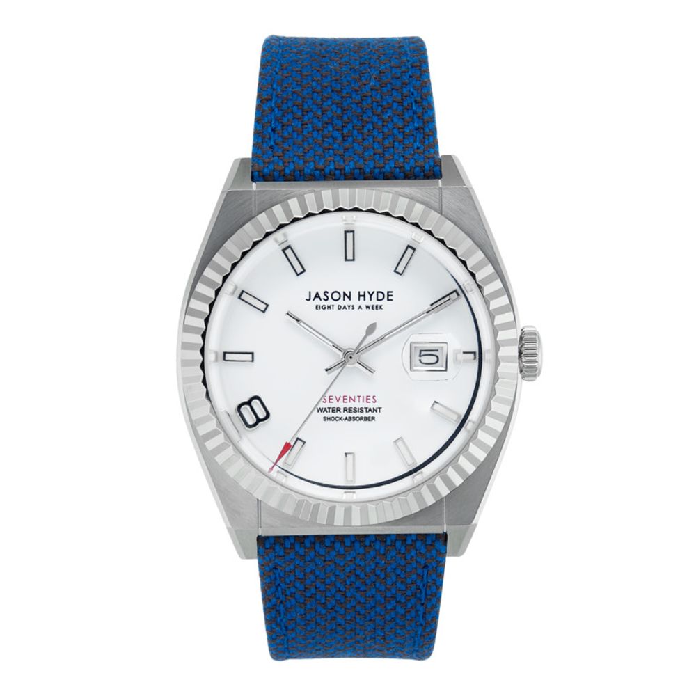 Jason Hyde Blue Textile Watch