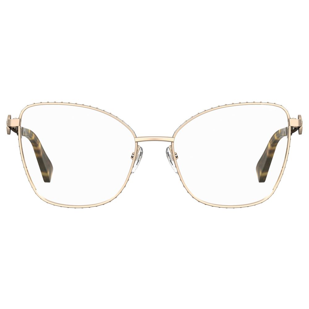 Moschino Gold Metal Frames