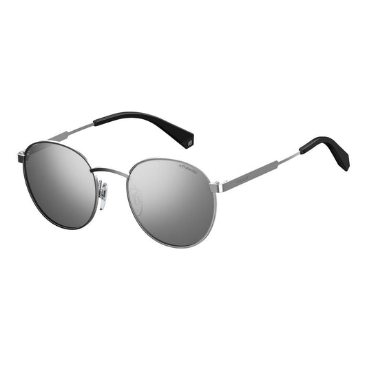 Polaroid Silver Metal Sunglasses