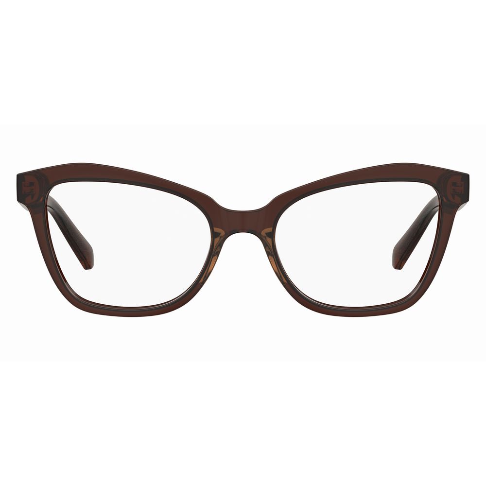 Love Moschino Brown Acetate Frames