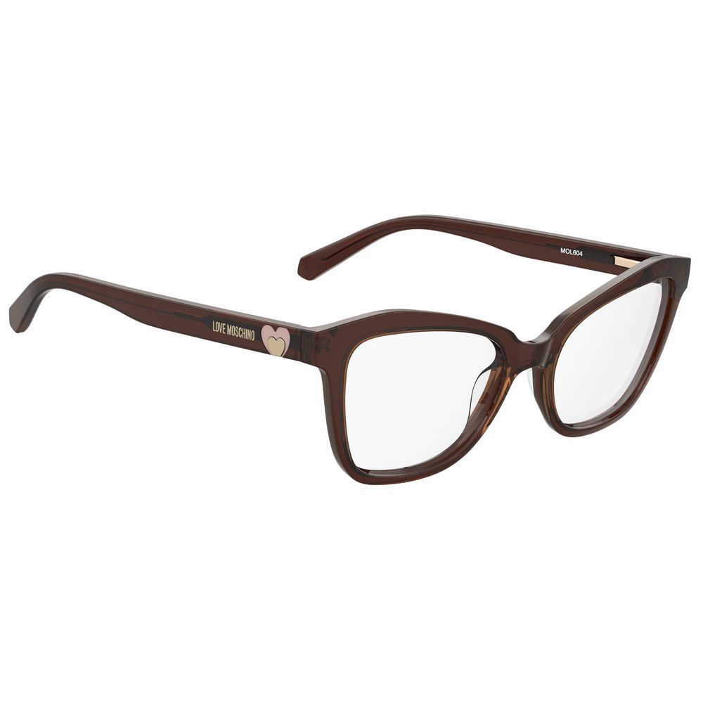 Love Moschino Brown Acetate Frames