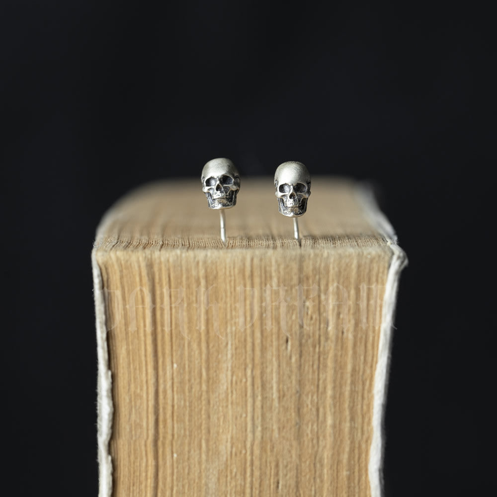 S925 Sterling Silver Skull Ear Bone Stud