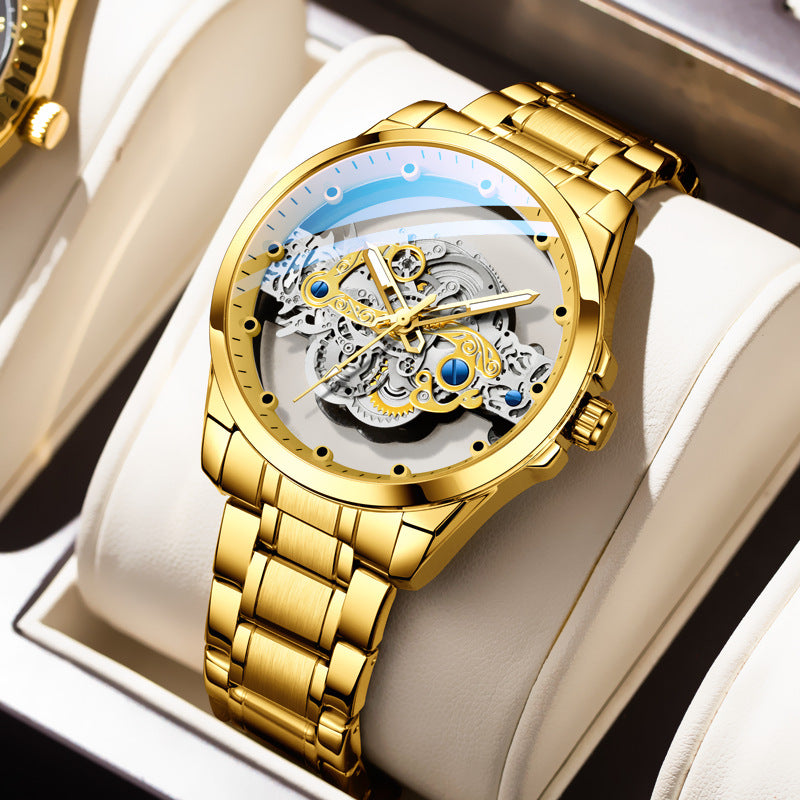 Hot Double-Sided Skeleton Full Automatic Machine Non-Mechanical Watch